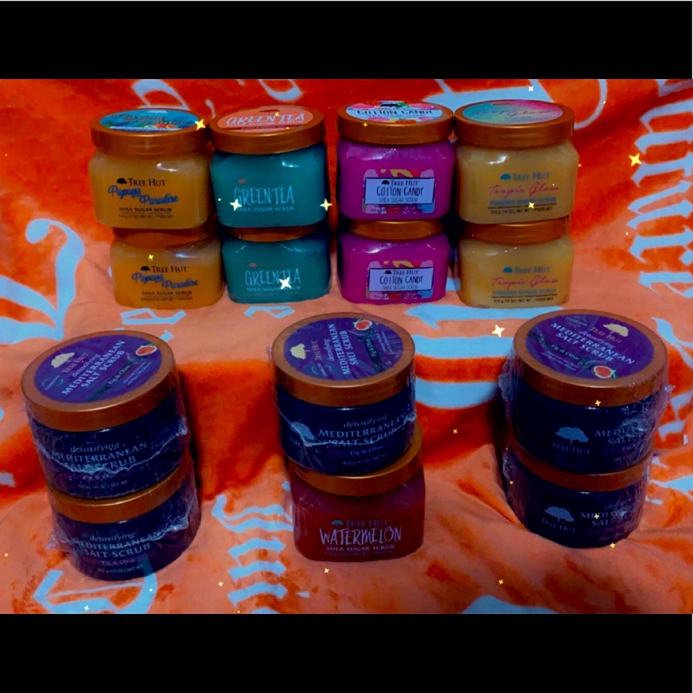 Tree hut sugar scrubs